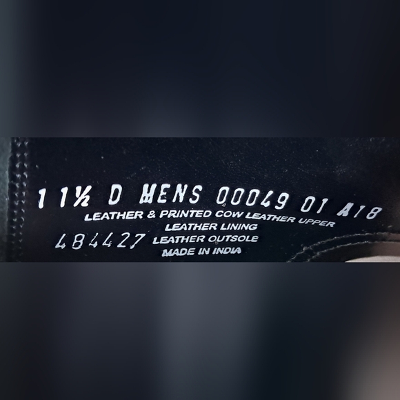 Stacy Adams Madison Lizard Cap Toe Oxfords Mens 11.5W - Picture 7 of 16